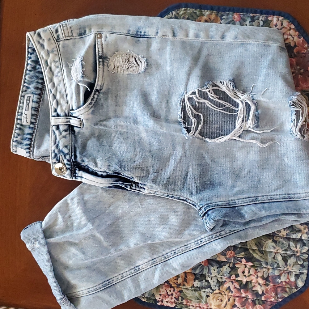 Distressed jeans